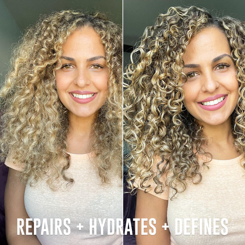 Love Ur Curls 3-step system packaging highlights a simple routine