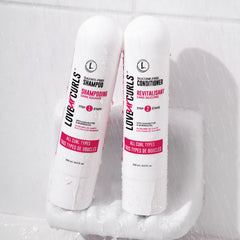 Love Ur Curls conditioner bottle ready to nourish hydrated curls