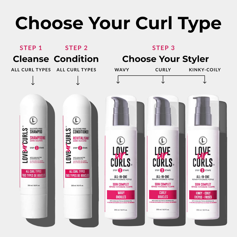 Love Ur Curls curly hair definition shot shows enhanced bounce