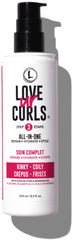 Love Ur Curls All-in-One Styler bottle provides defined, moisturized kinky-coily curls with a lightweight feel