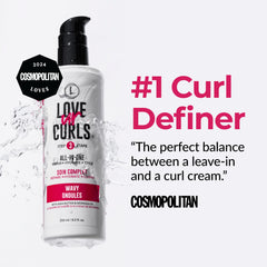 Close-up of textured waves using Love Ur Curls LUS All-in-One Styler