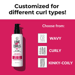 Shea Butter and Moringa Oil nourish and brighten Love Ur Curls formula