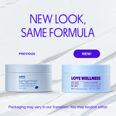 Bye Bye Bloat clay mask application shows even coverage for lymphatic support