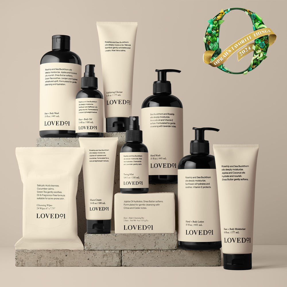 Loved01 usage demo shows gentle cleansing suitable for face and body.