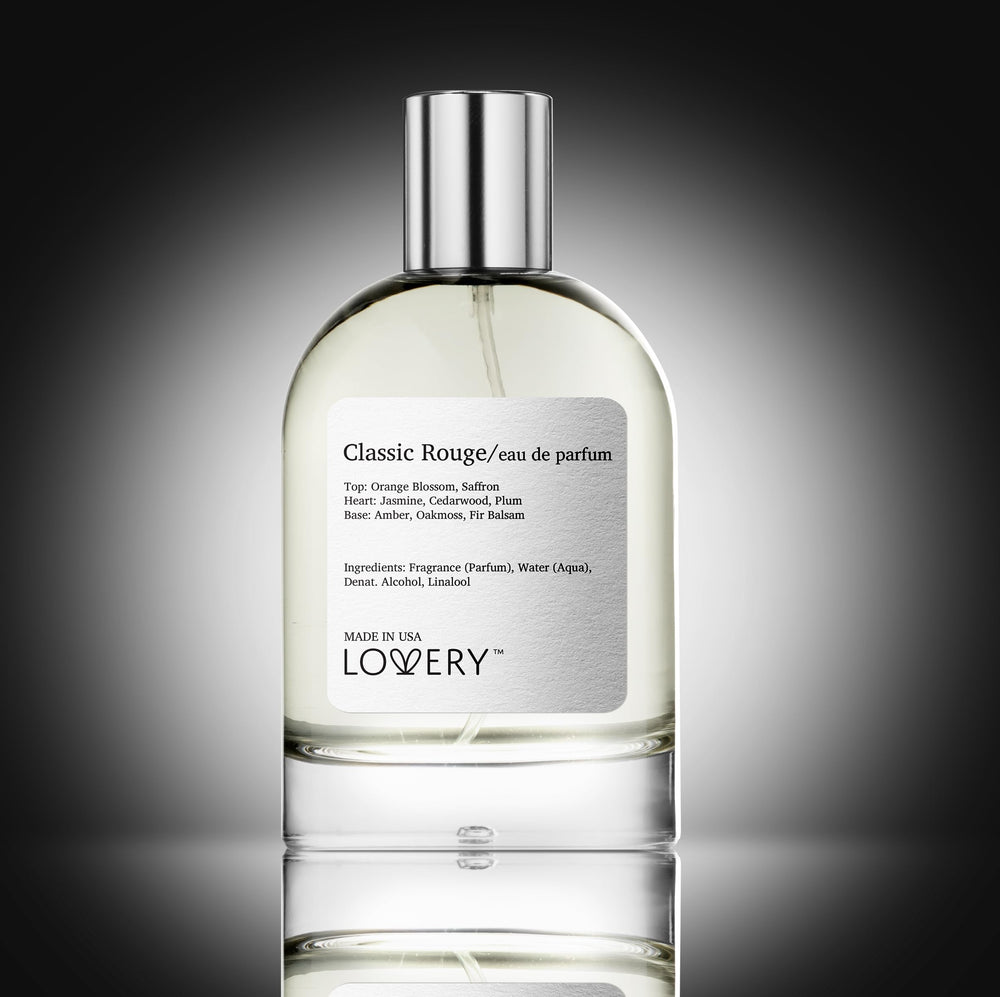 LOVERY Classic Rouge gift box presents an elegant fragrance gift idea.