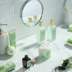 Lovery Handmade Soap bar offers gentle cleansing with tea tree freshness.