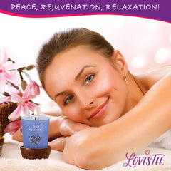 LOVESTEE Lavender Massage Oil for a comforting, spa-like ritual