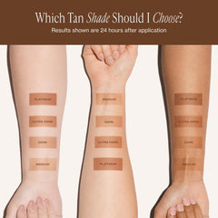 Loving Tan Platinum 2HR Express long-lasting tan develops over 24 hours