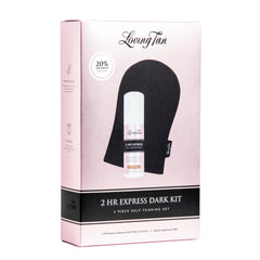 Loving Tan tinted colour guide helps you see where to apply for even coverage.