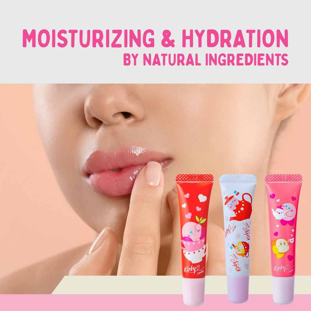 Lovisia Kirby sorrel leaf gloss provides moisture and balanced shine.