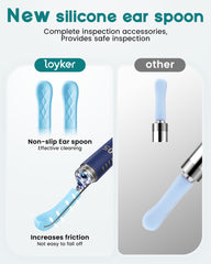 Loyker gyroscope stabilizes video for steady viewing during cleaning.