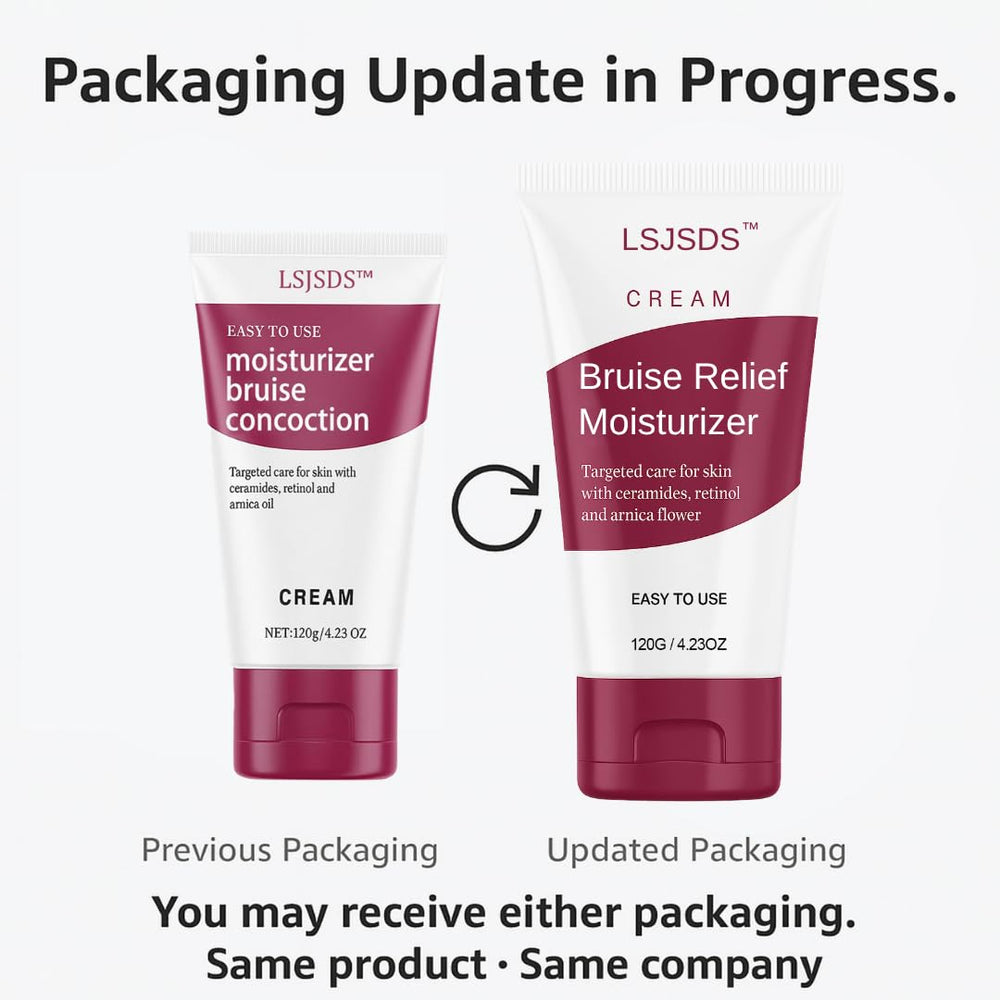 LSJSDS Bruise Cream on arms provides smoother skin texture over time.