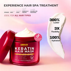 LSKINBATH 72-hour frizz control demonstrating long-lasting smoothness