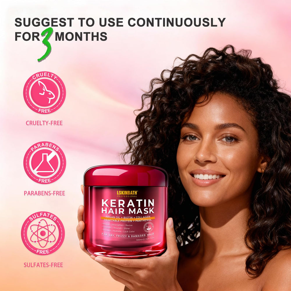 LSKINBATH color-safe restoration helping color-treated hair stay vibrant