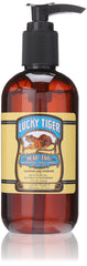 Lucky Tiger peppermint shampoo bottle for all-over cleansing and refreshing hydration.