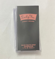 Lucky You bottle front view, a feminine fragrance ideal for daytime wear.