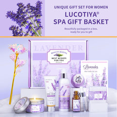 LUCOTIYA Lavender hand cream, quick-absorbing formula for daily care.