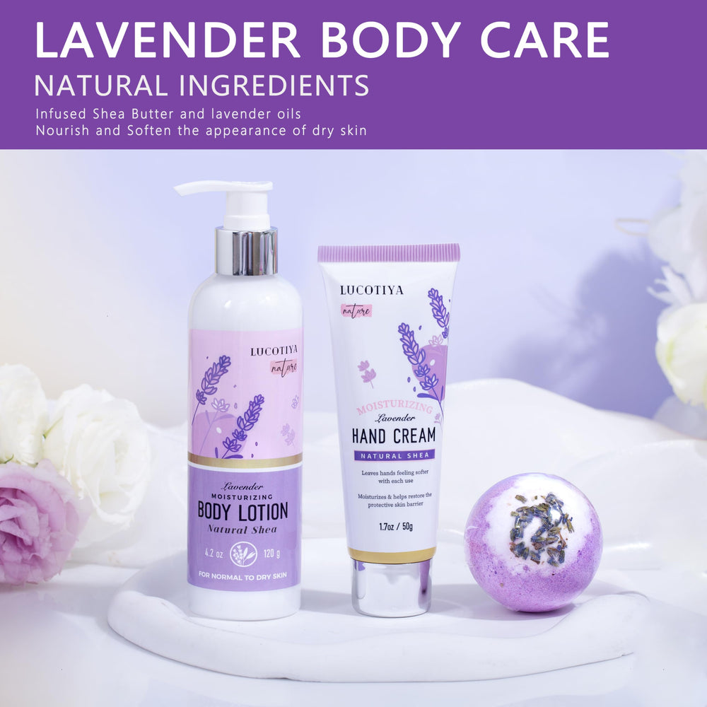 LUCOTIYA Lavender essential oil, calming fragrance for spa-like ambience.