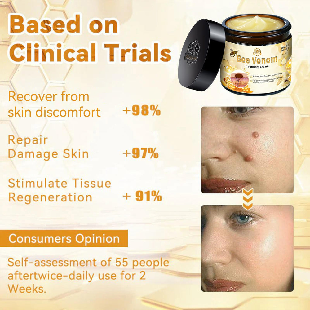 Luhaka Bee Venom Cream massage demonstrates gentle daily application.