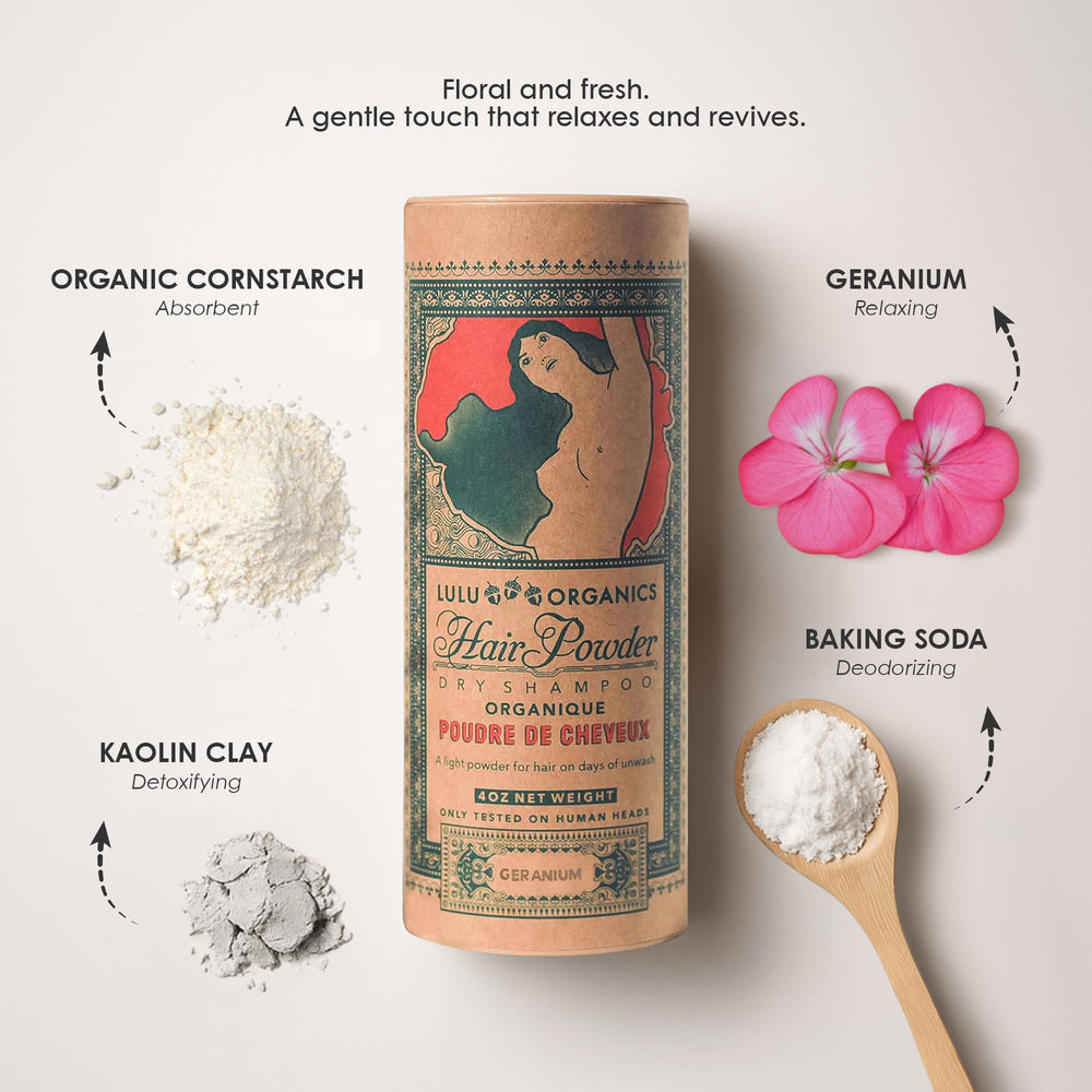 Lulu Organics texture close-up reveals oil absorption without white residue