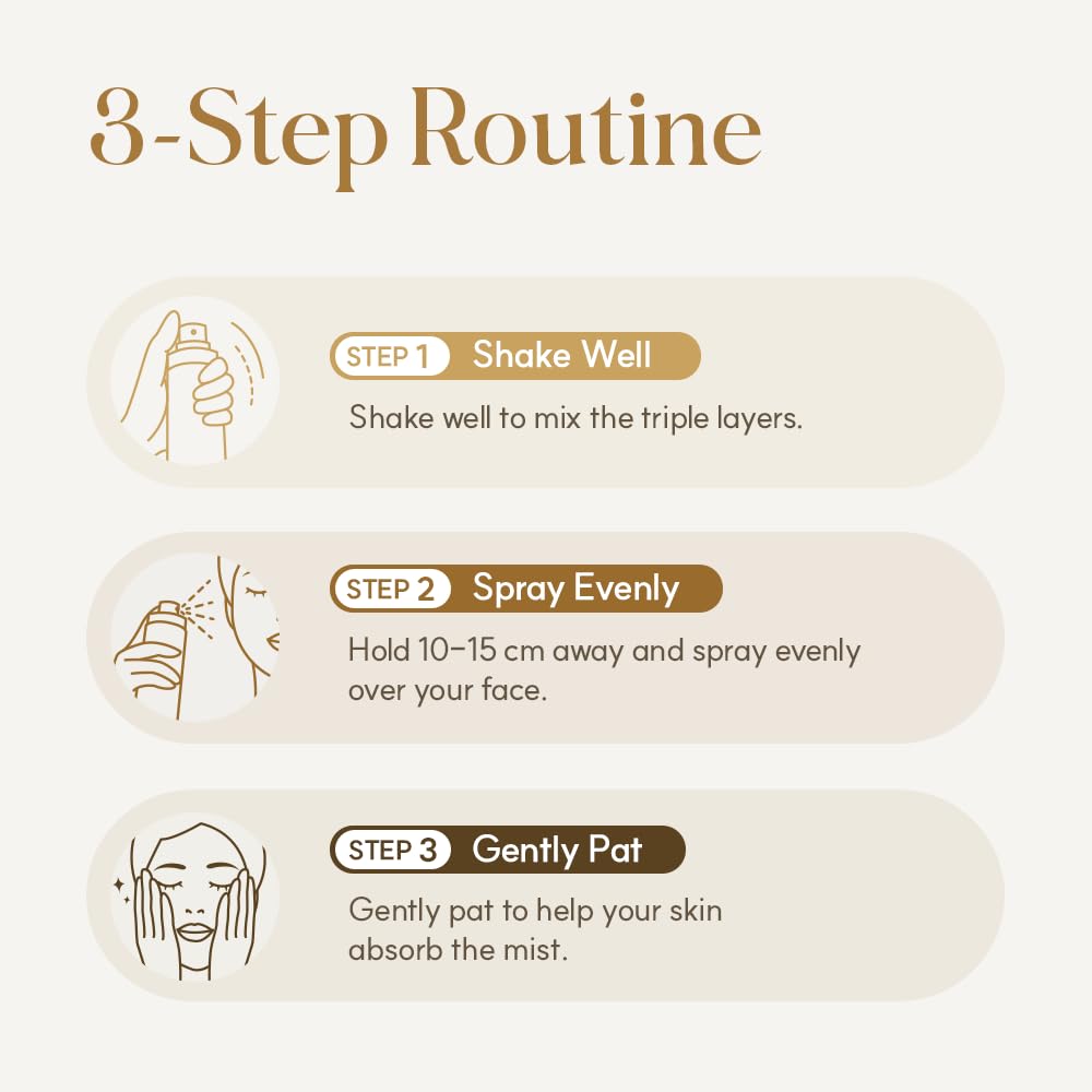 LULUBEU Triple Active Mist dispersing softly with a pleasant aroma