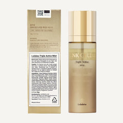 LULUBEU Triple Active Mist travel-size bottle fits in a bag