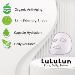 Lululun Precious Duo early aging science helps refine texture and tone.