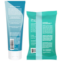 Lume Wipes on-the-go usage image captures convenient freshness between activities