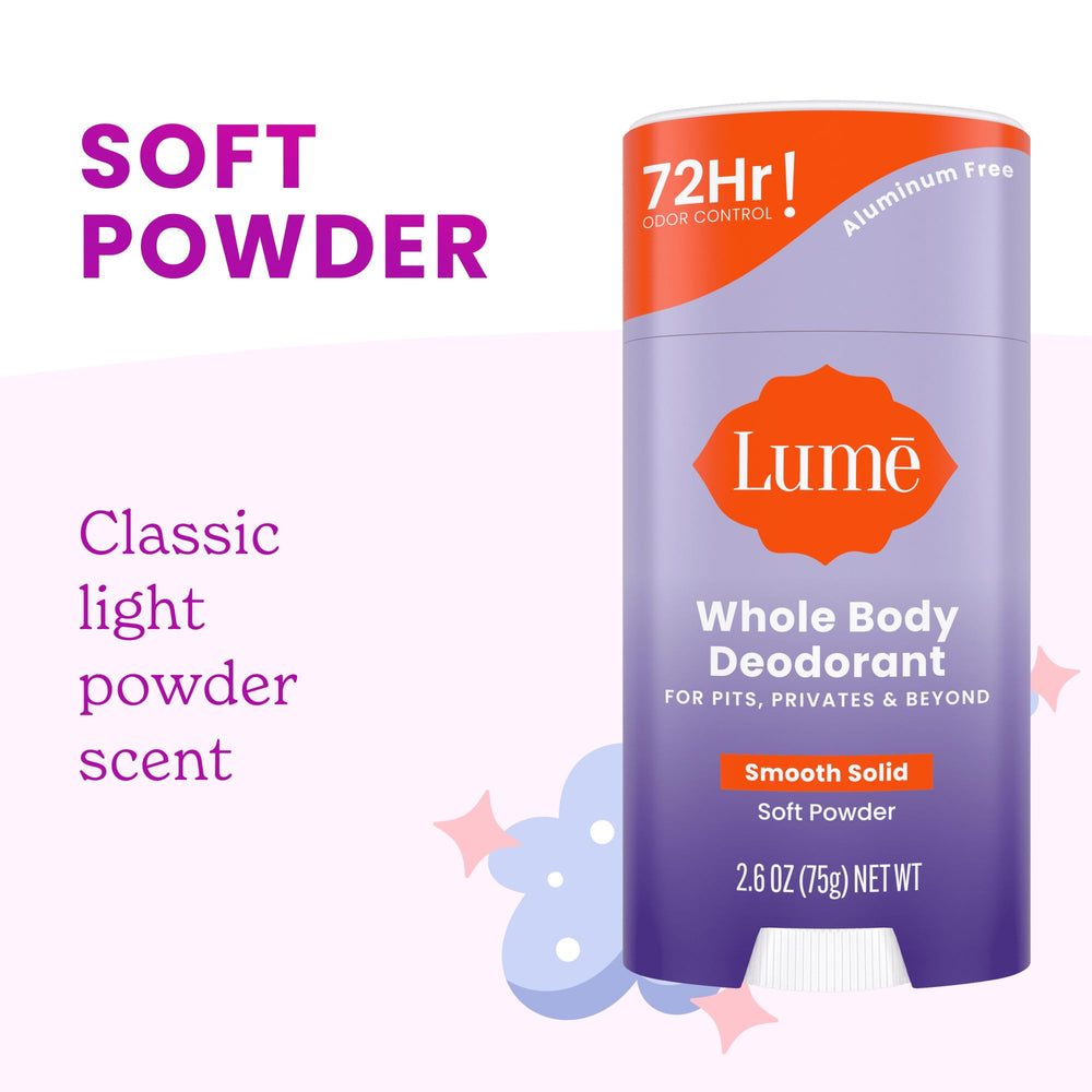 Lume aluminum-free deodorant suitable for sensitive skin