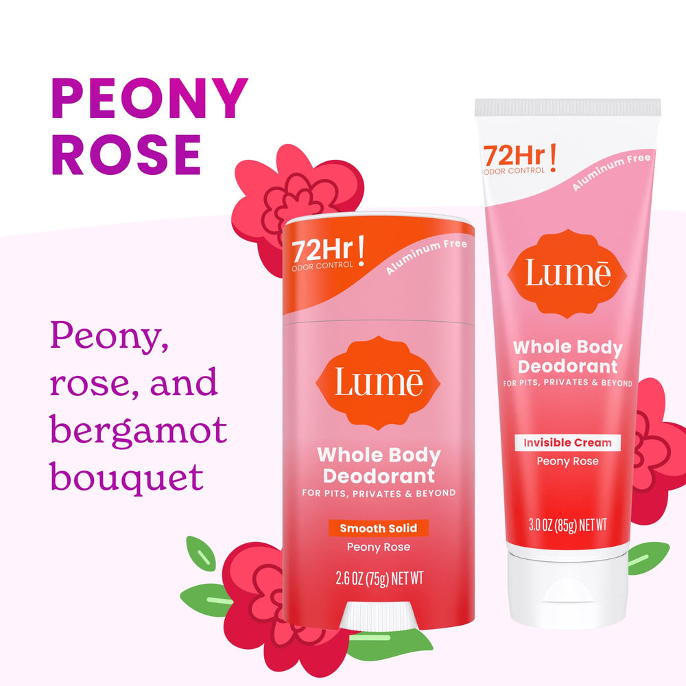 Lume cream application armpit demonstrates quick lotion-like glide