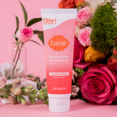 Lume invisible cream texture rubbing in like a lotion