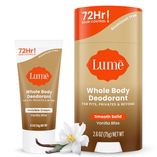 Lume Invisible Cream Tube for all-over odor control on every area