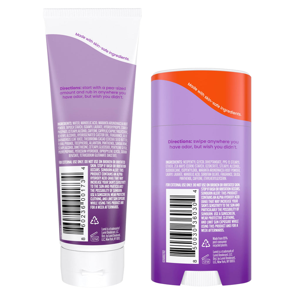 Lume Lavender Sage solid stick for discreet odor defense on the go