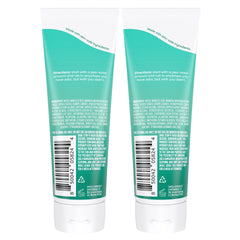 Minted cucumber scent and lotion-like texture ready for application.
