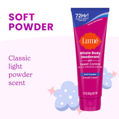Lume pack of 2 tubes for convenient travel and home use