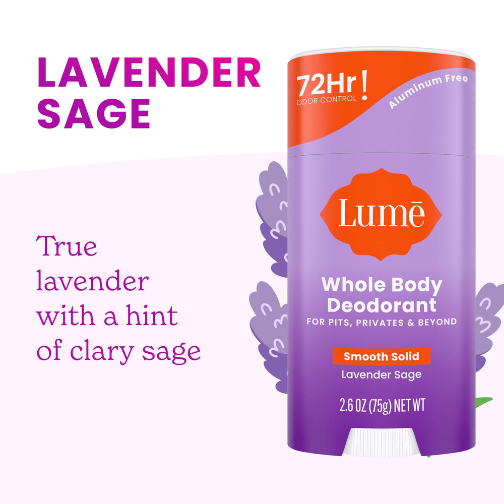Lume Soft Powder scent for gentle odor control