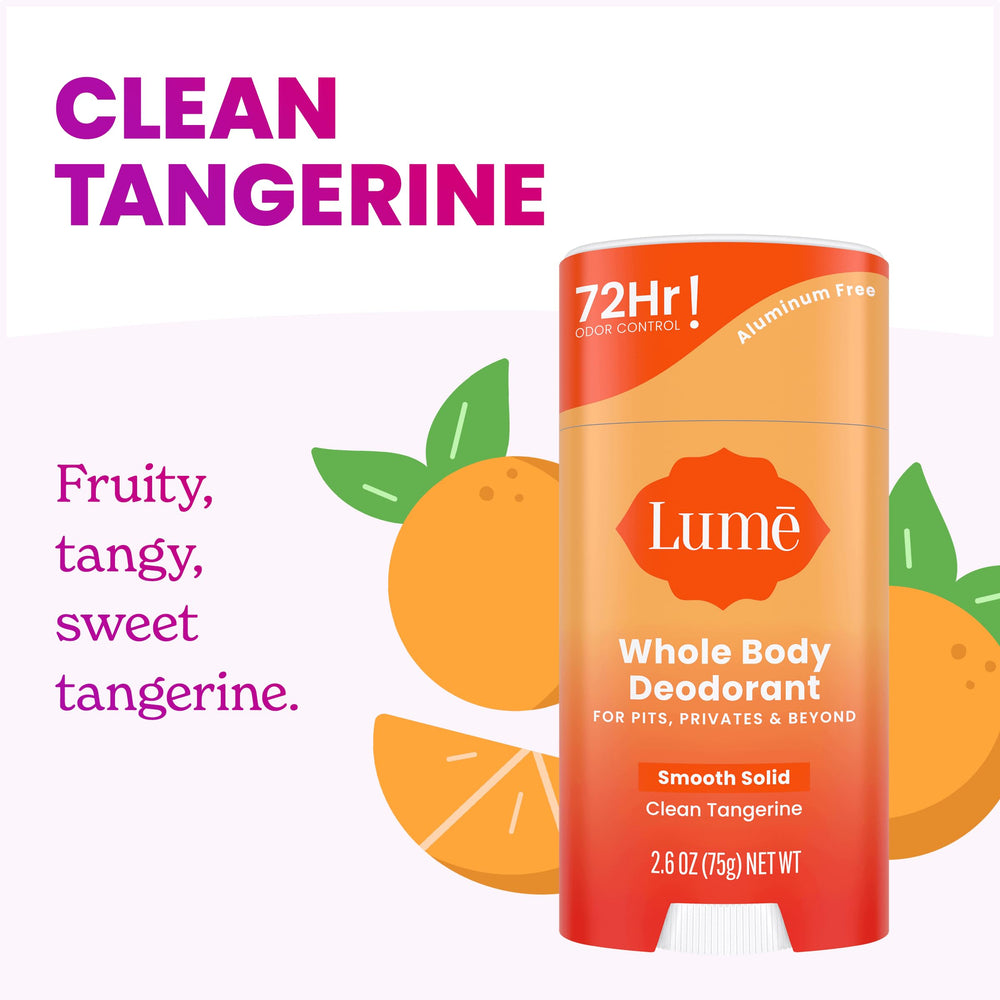 Lume Unscented deodorant stick for sensitive skin and daily comfort