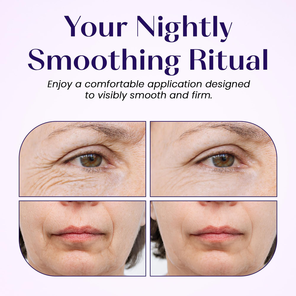 LumiDew Overnight face-lift patches pictured for potential refreshed appearance after sleep.