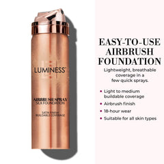 LUMINESS buffing brush used for a seamless, streak-free finish.