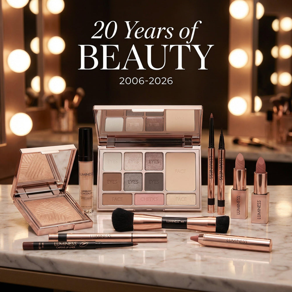 Buildable coverage finish illustrating gradual layering for desired intensity.