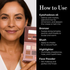 LUMINESS Face Time Essentials powder foundation sets makeup for a smooth finish.