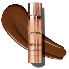 Luminess Silk Airbrush Foundation Deep Dark bottle for flawless coverage