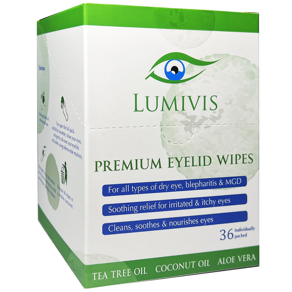 Lumivis with vegan ingredients for gentle eyelid care.