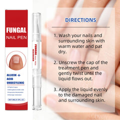 Lumzist Nail Renewal Pen dual-action cuticle care for surrounding skin.