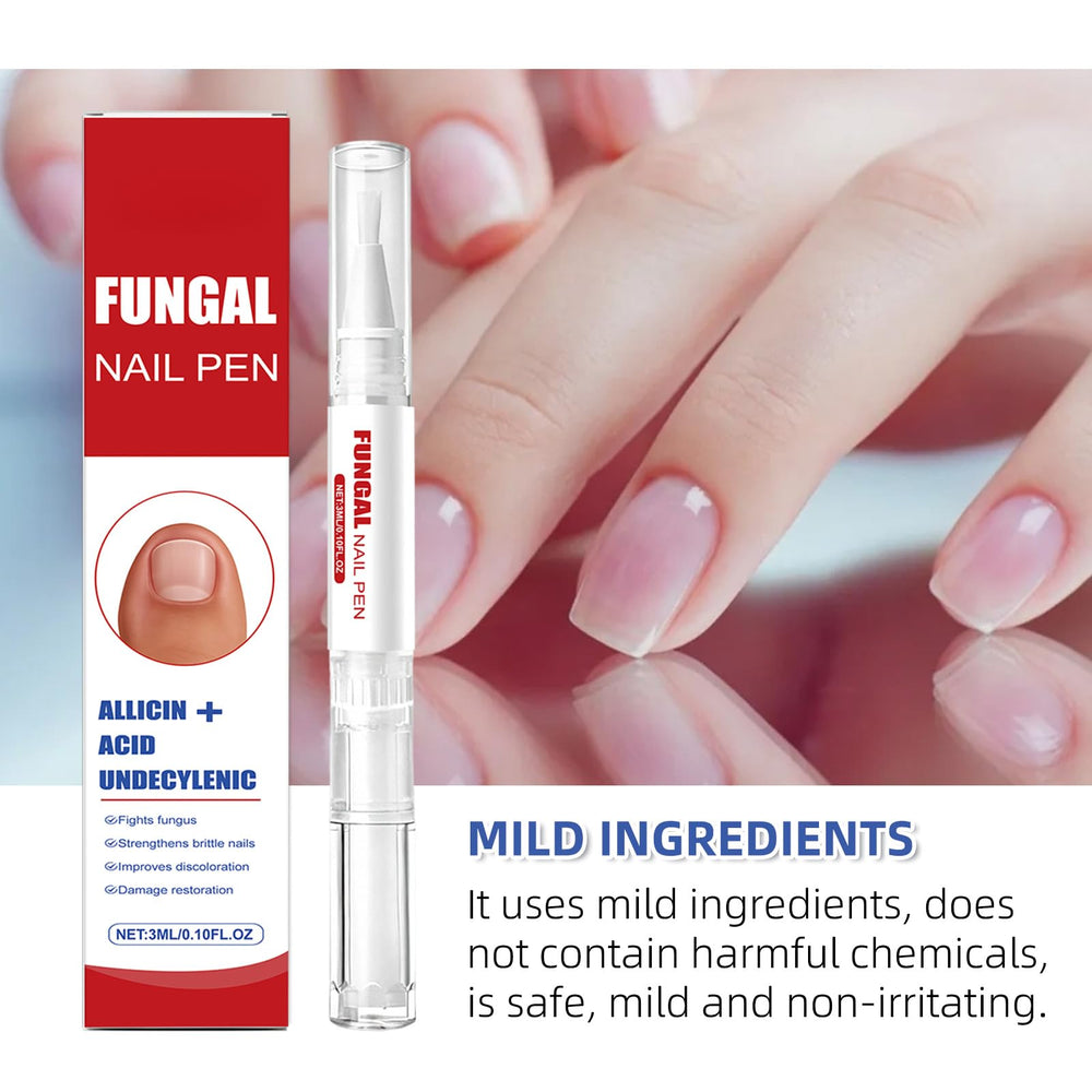 Lumzist Nail Renewal Pen twist to saturate for targeted application.