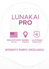 Lunakai Pro daily dosing imagery underlines three-capsule per day regimen.