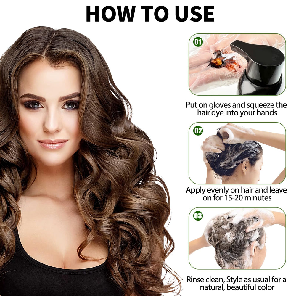 Lunory hair color shampoo cream texture showcases creamy application.
