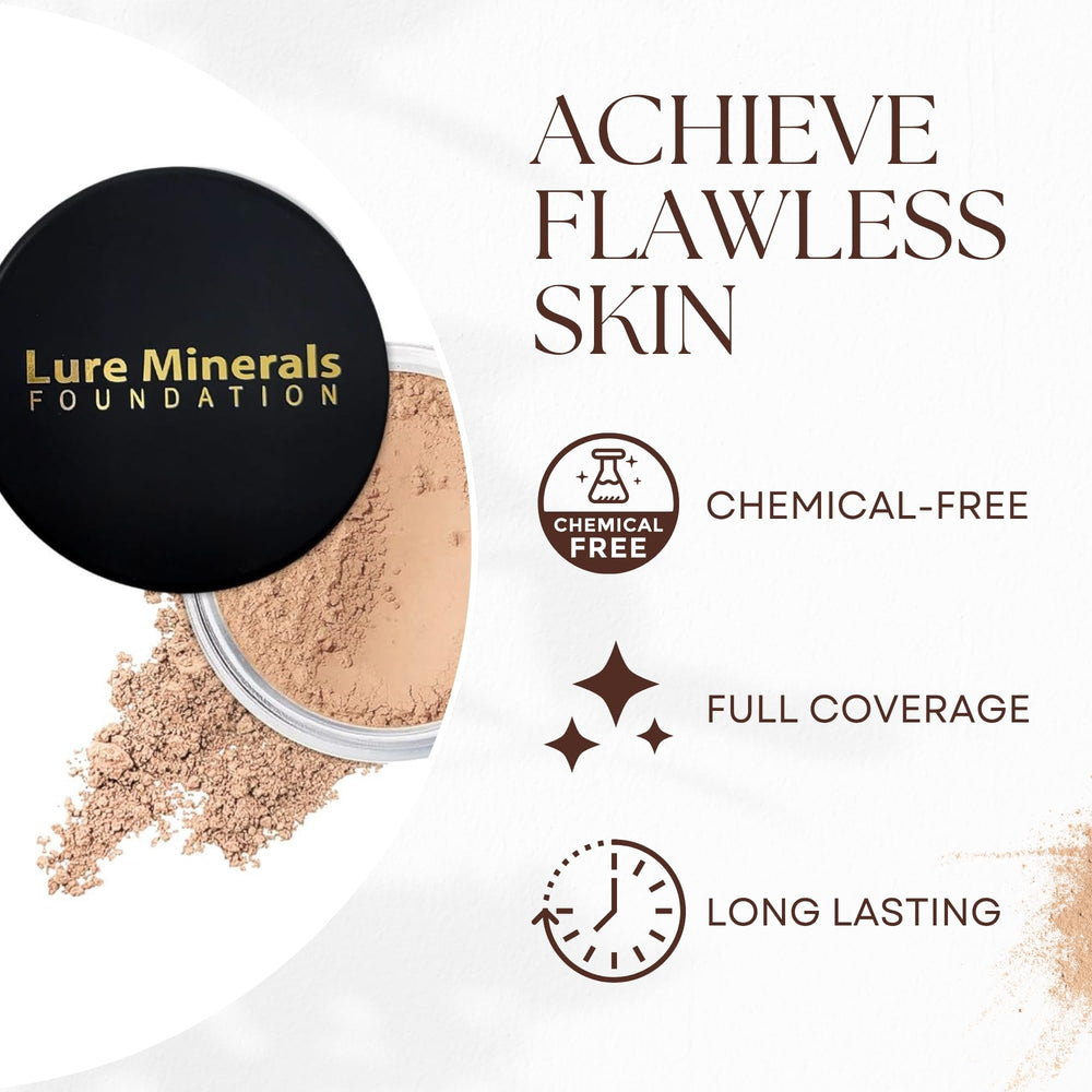 Lure Minerals Bisque blemish blur for smooth, even skin.