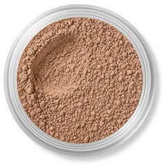 Lure Minerals Summer Bisque Concealer Powder in sifter jar showing natural finish and coverage
