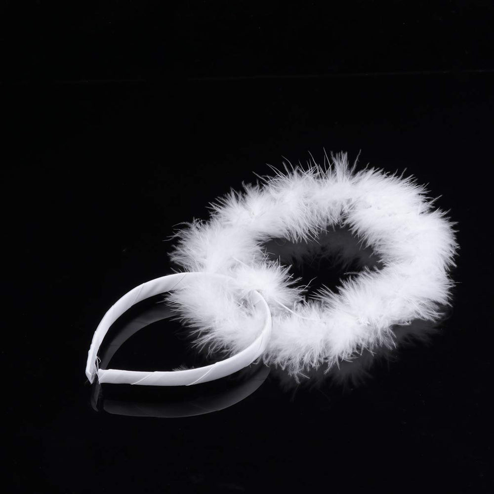 Lurrose party-accessory angel headband white halo for memorable moments.